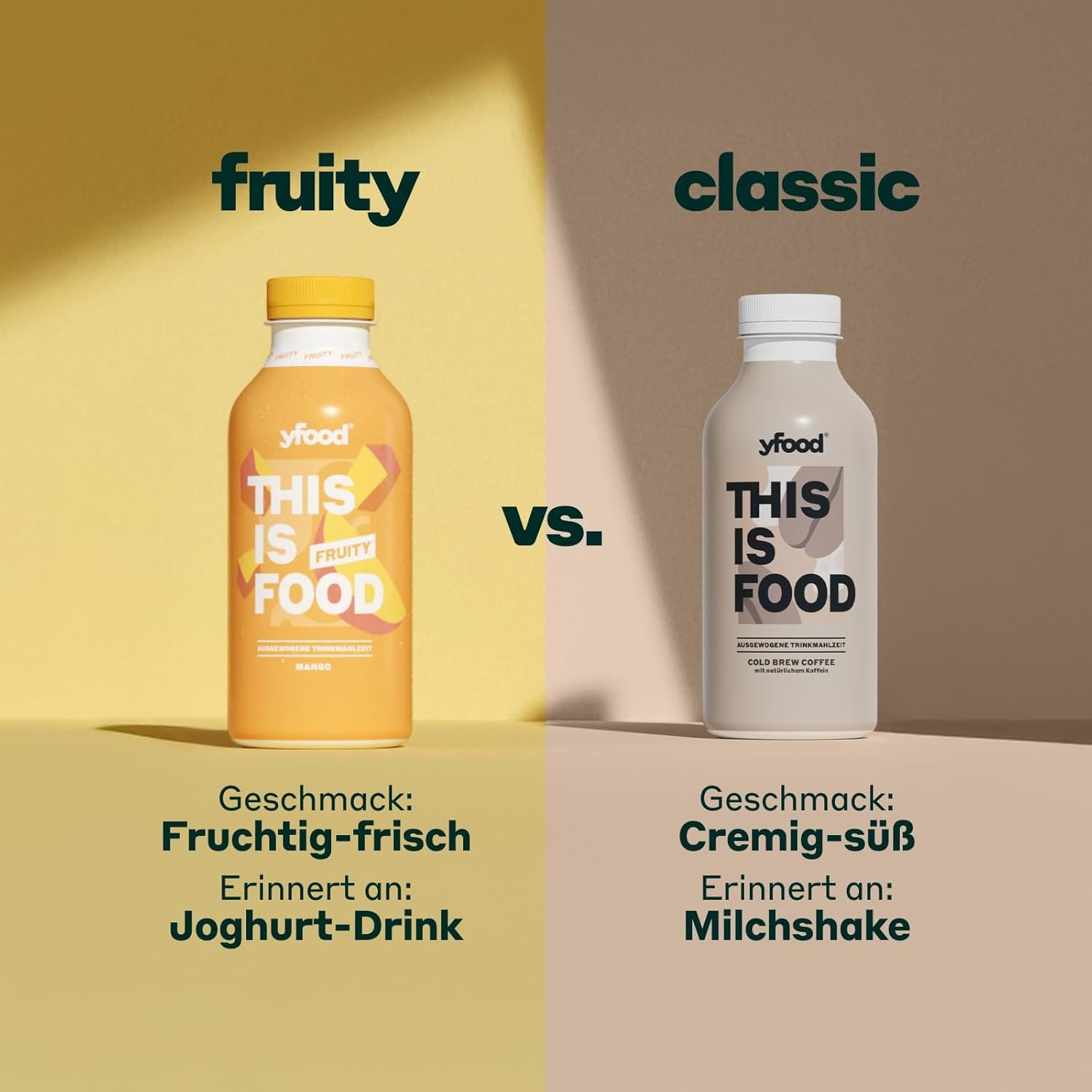 yfood Trinkmahlzeit Testpaket Classic – 5 verschiedene Sorten, verzehrfertige Mahlzeit zum Trinken, 5 x 500 ml - Image 4