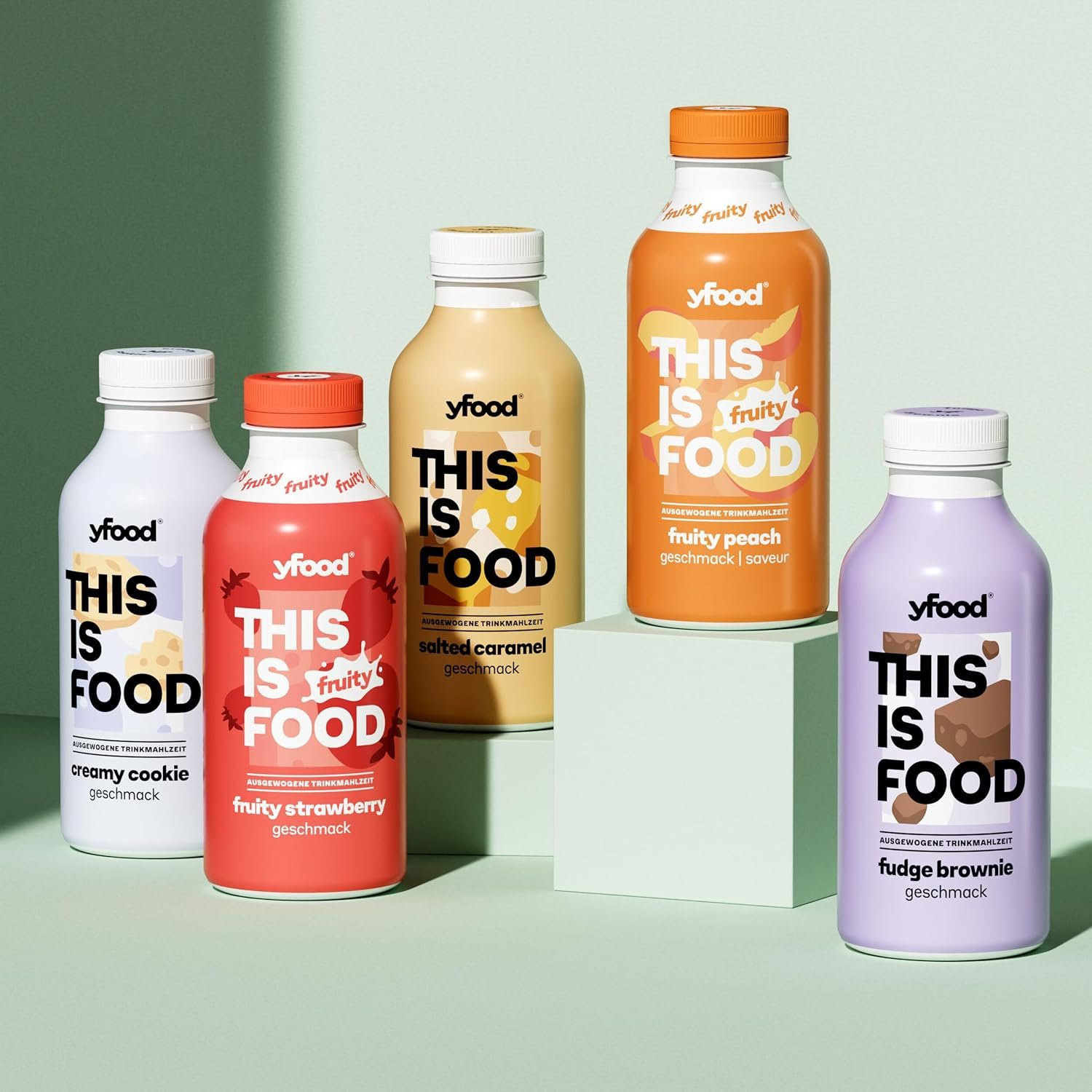 yfood Trinkmahlzeit Testpaket Classic – 5 verschiedene Sorten, verzehrfertige Mahlzeit zum Trinken, 5 x 500 ml - Image 2